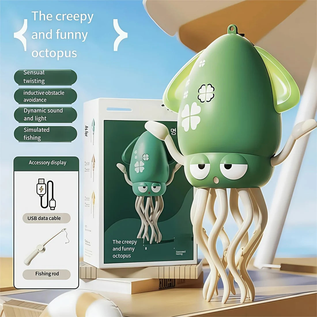 Electric Dancing Octopus Toy